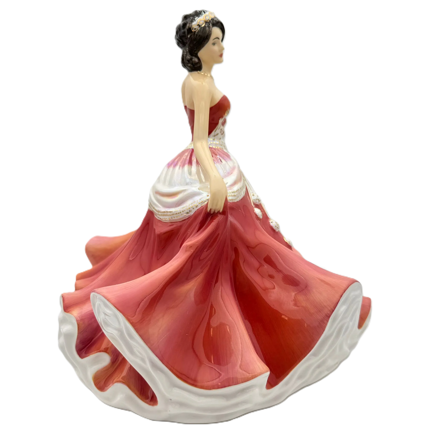 English Ladies Going to the Ball : Sunset Figurine