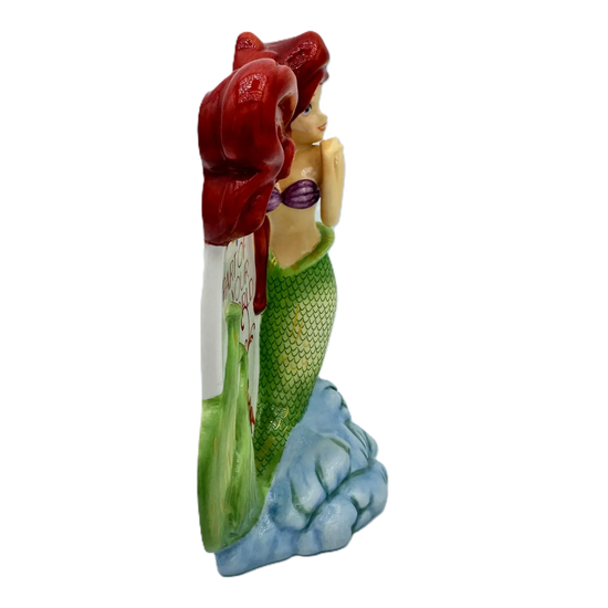 english ladies disney little mermaid princess ariel flatback figurine - Charterwells