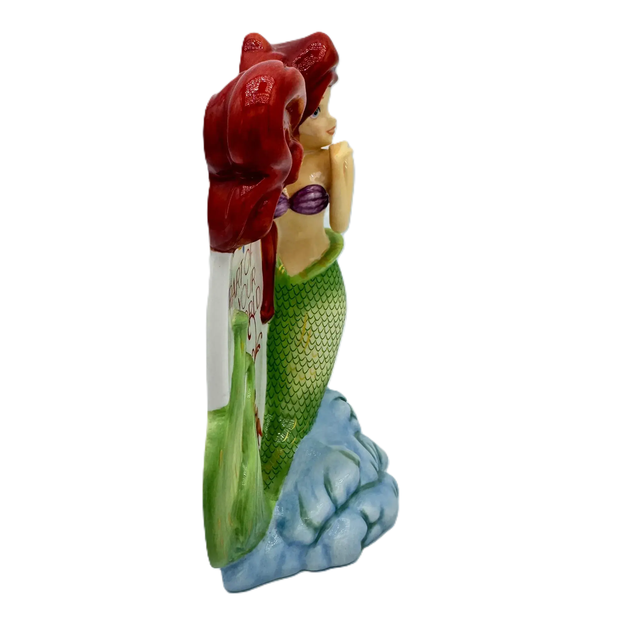 english ladies disney little mermaid princess ariel flatback figurine - Charterwells