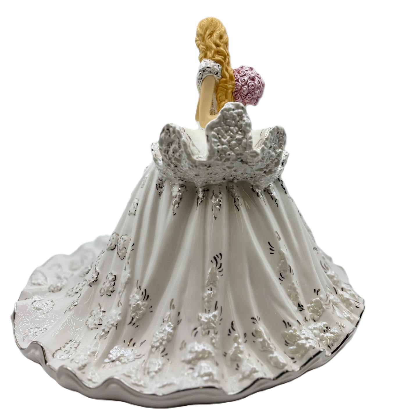 English Ladies Thelma Madine Gypsy Elegance Bride Figurine : Blonde