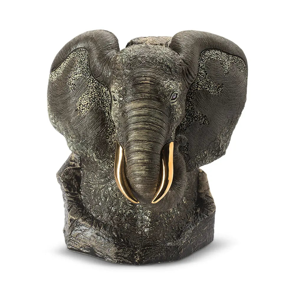 Rinconada De Rosa Elephant Bust grey