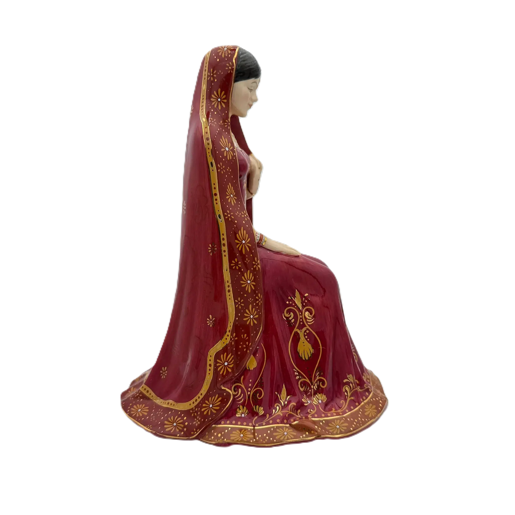 english ladies eternal love wedding bride figurine - Charterwells