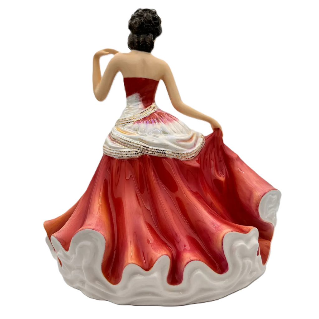 english ladies going to the ball sunset figurine - Charterwells