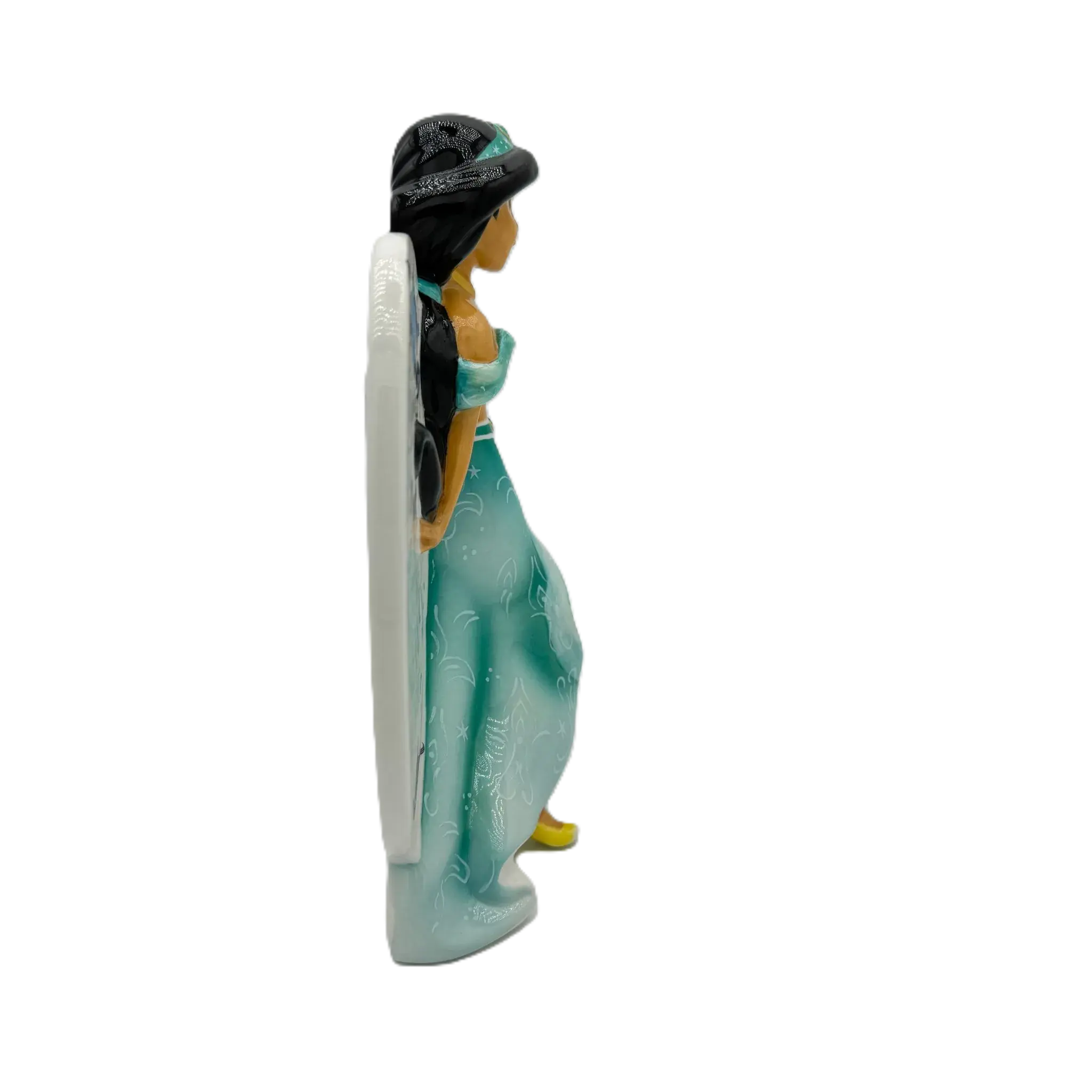 english ladies disney aladdin princess jasmine flatback figurine - Charterwells