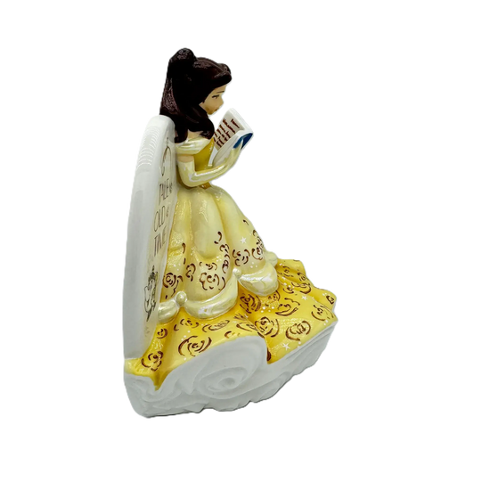english ladies disney beauty the beast princess belle flatback figurine - Charterwells