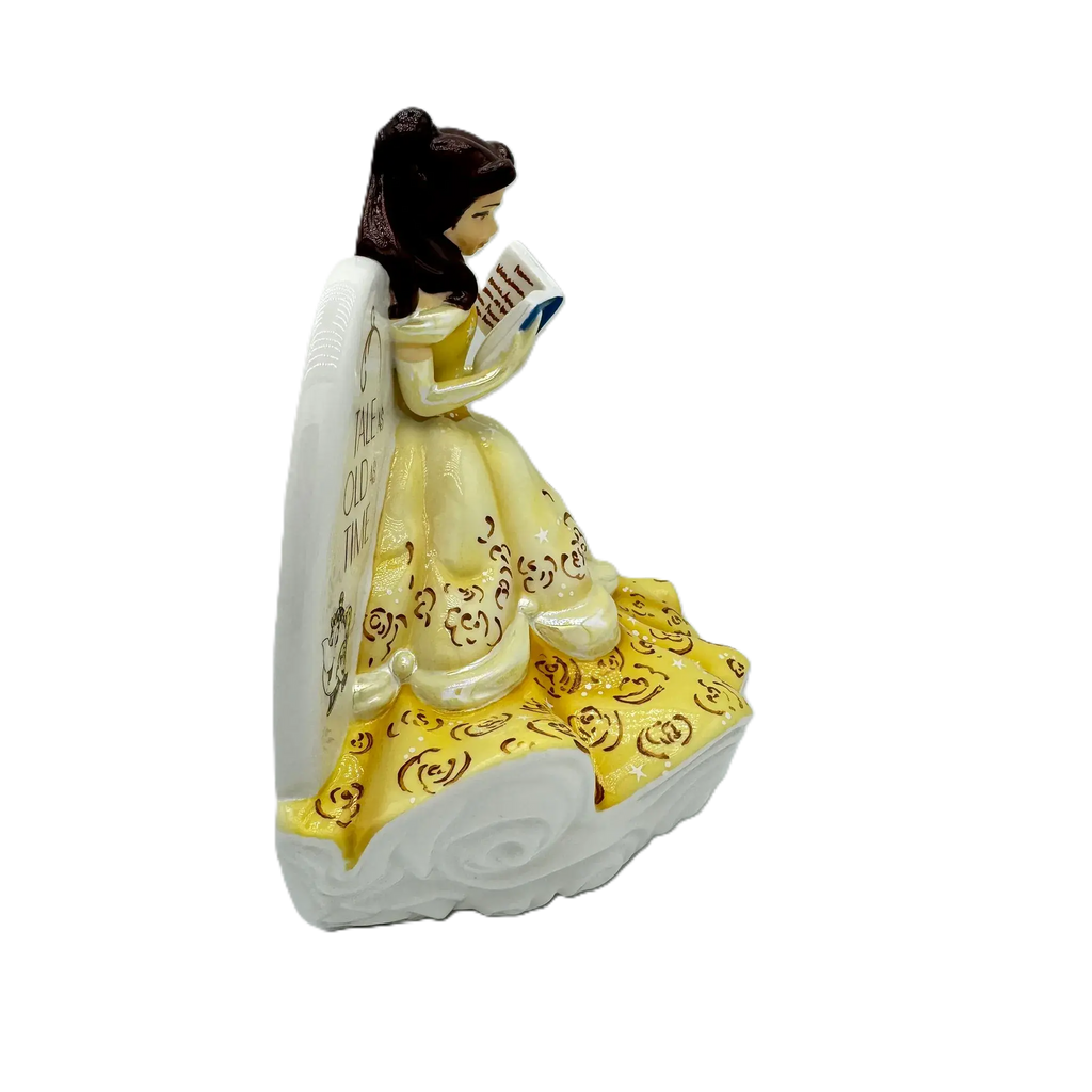 english ladies disney beauty the beast princess belle flatback figurine - Charterwells