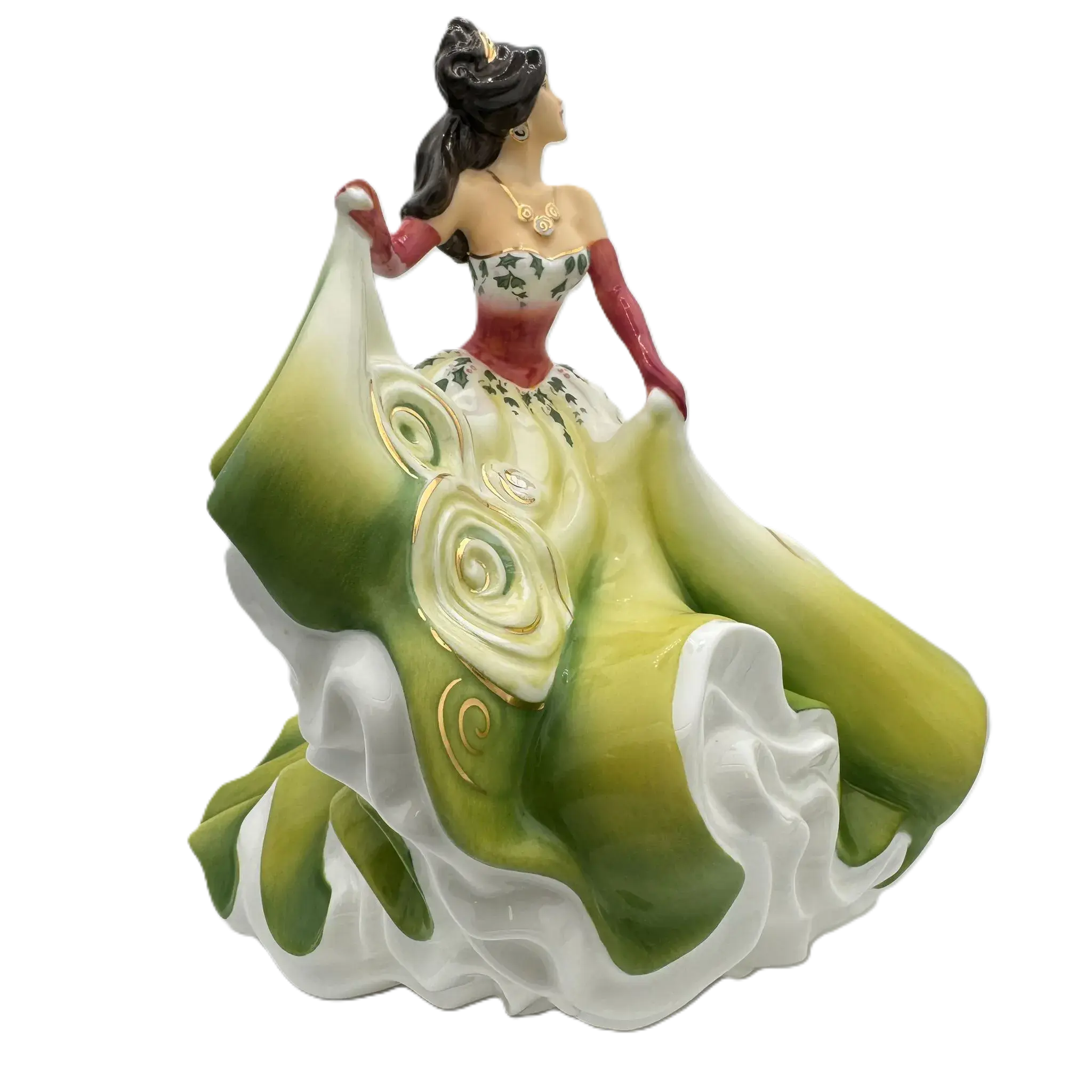 english ladies christmas charm figurine - Charterwells