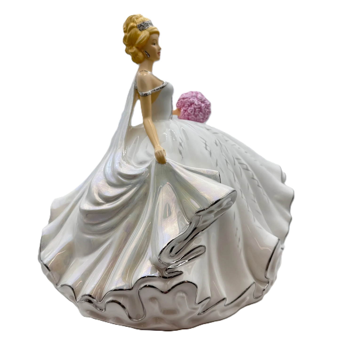 English Ladies Thelma Madine Bride of the Year Figurine : Blonde