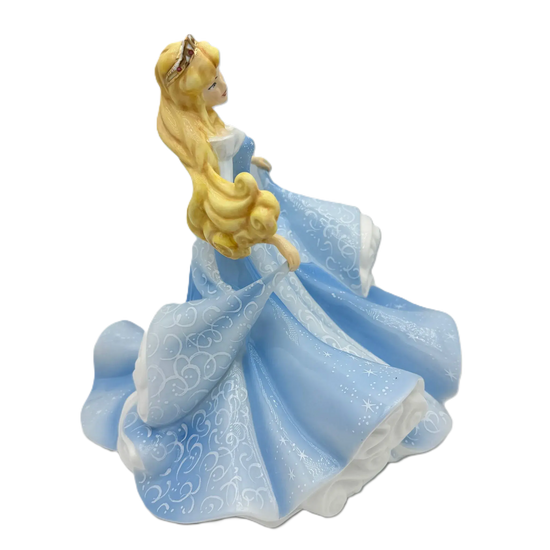 english ladies disney sleeping beauty aurora blue figurine - Charterwells