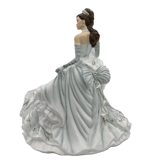english ladies congratulations silver figurine - Charterwells