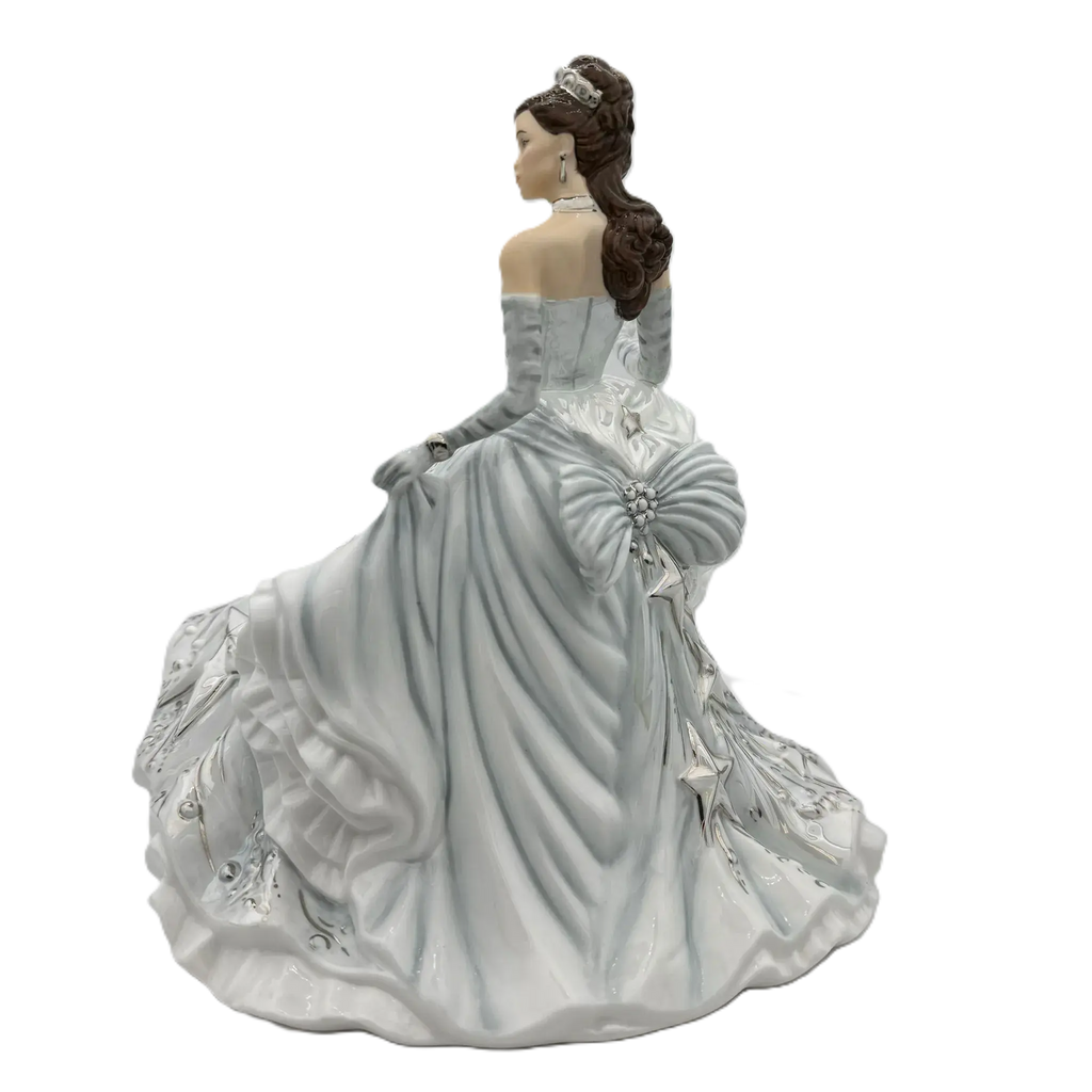 english ladies congratulations silver figurine - Charterwells