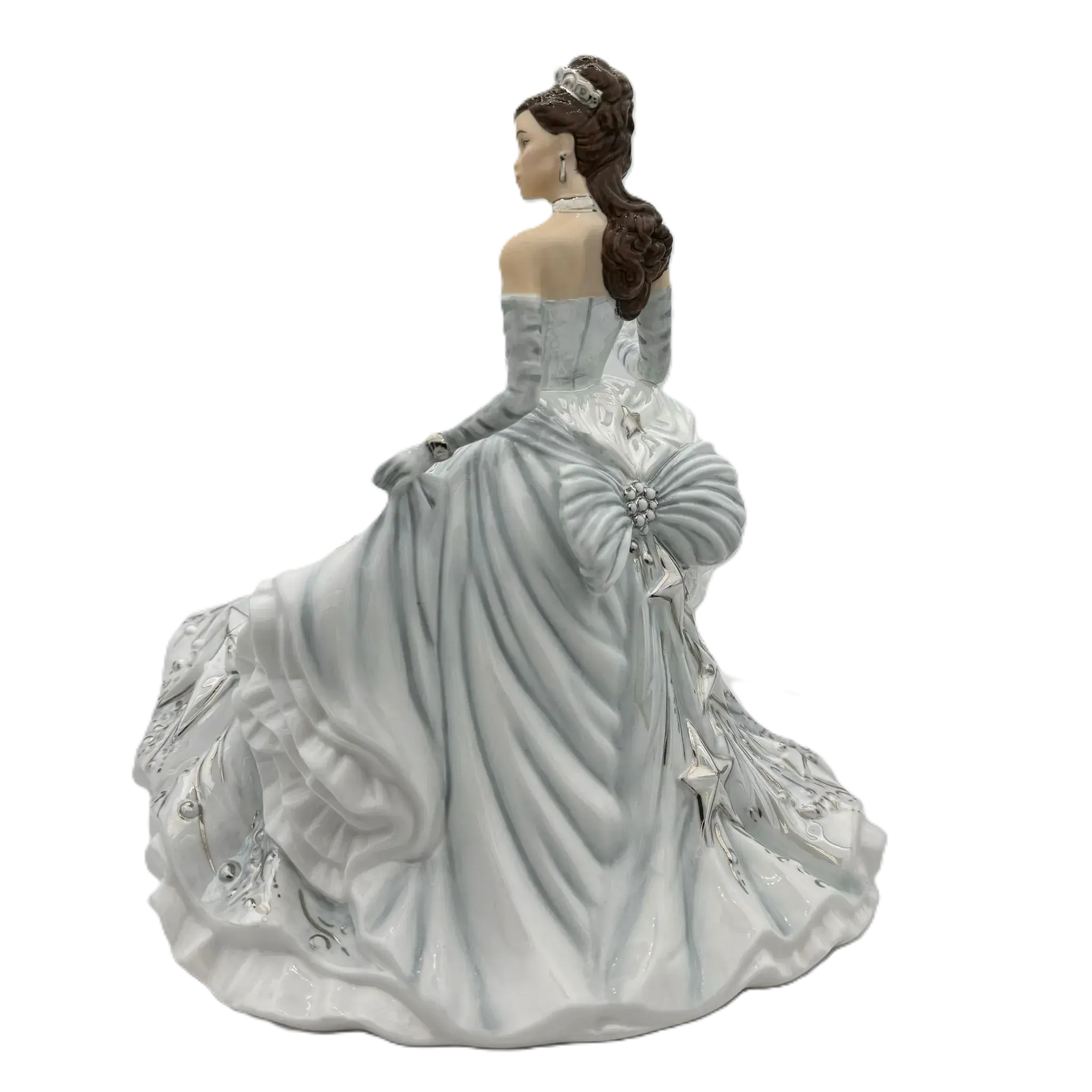 english ladies congratulations silver figurine - Charterwells