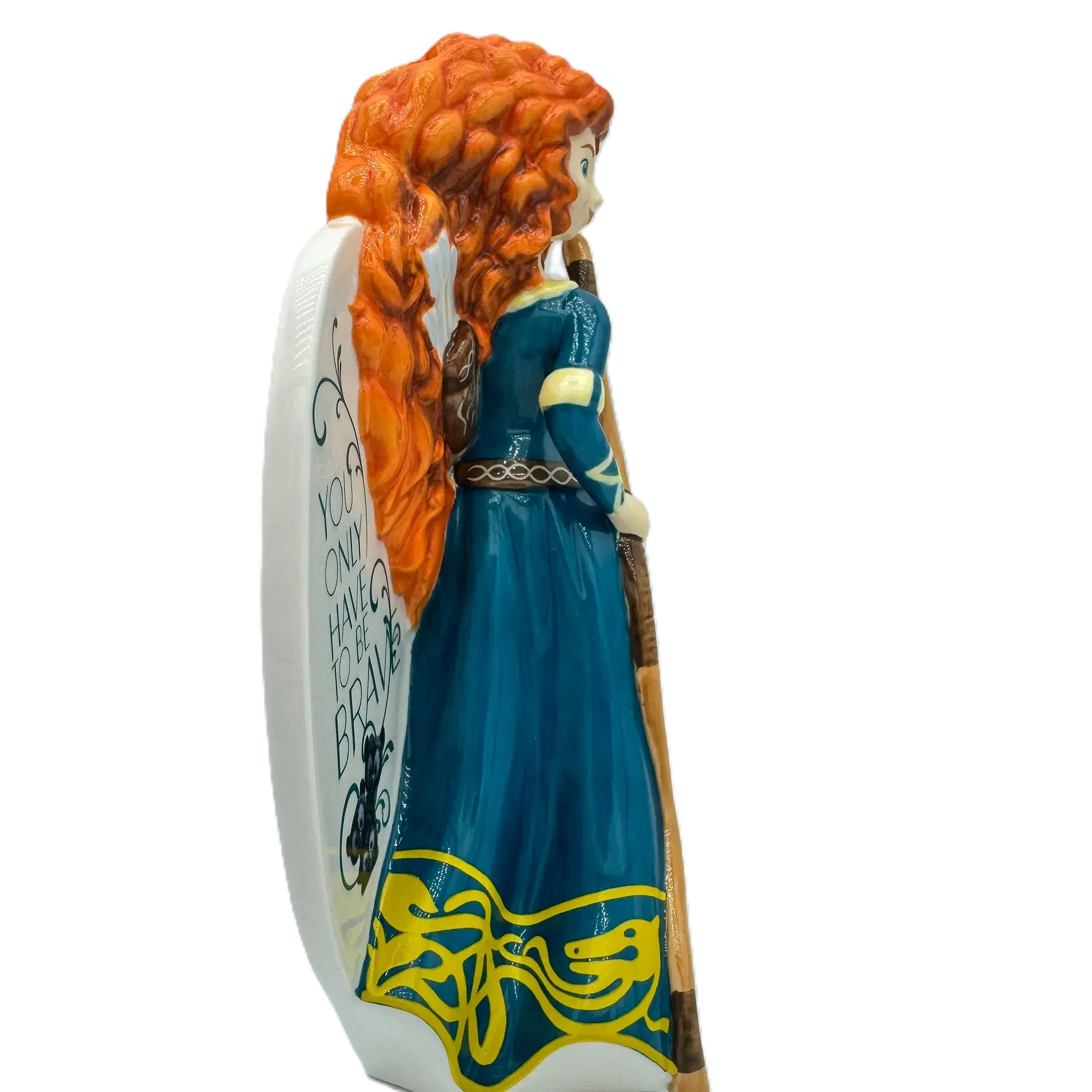 english ladies disney brave princess merida flatback figurine - Charterwells