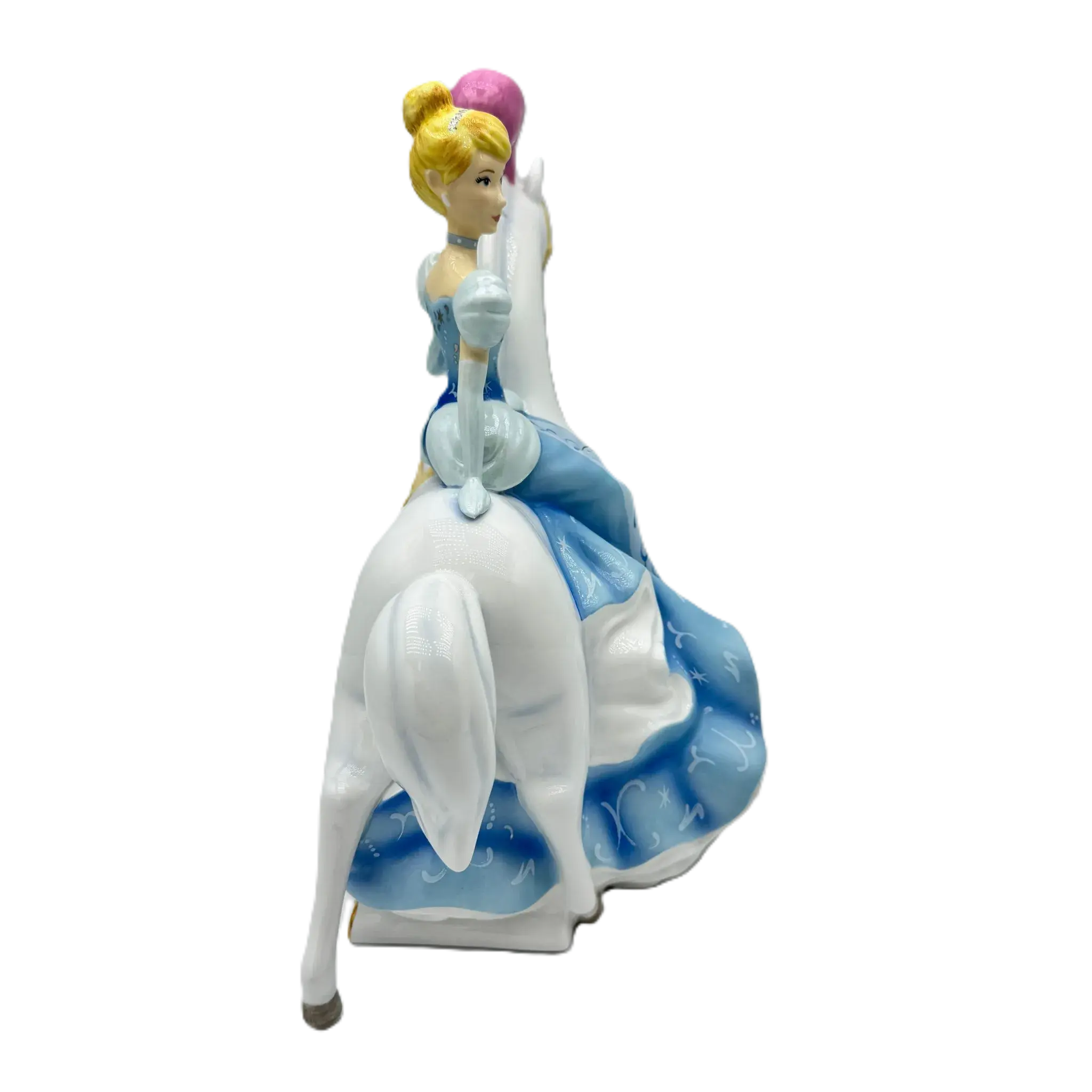 english ladies disney cinderella on horse figurine - Charterwells