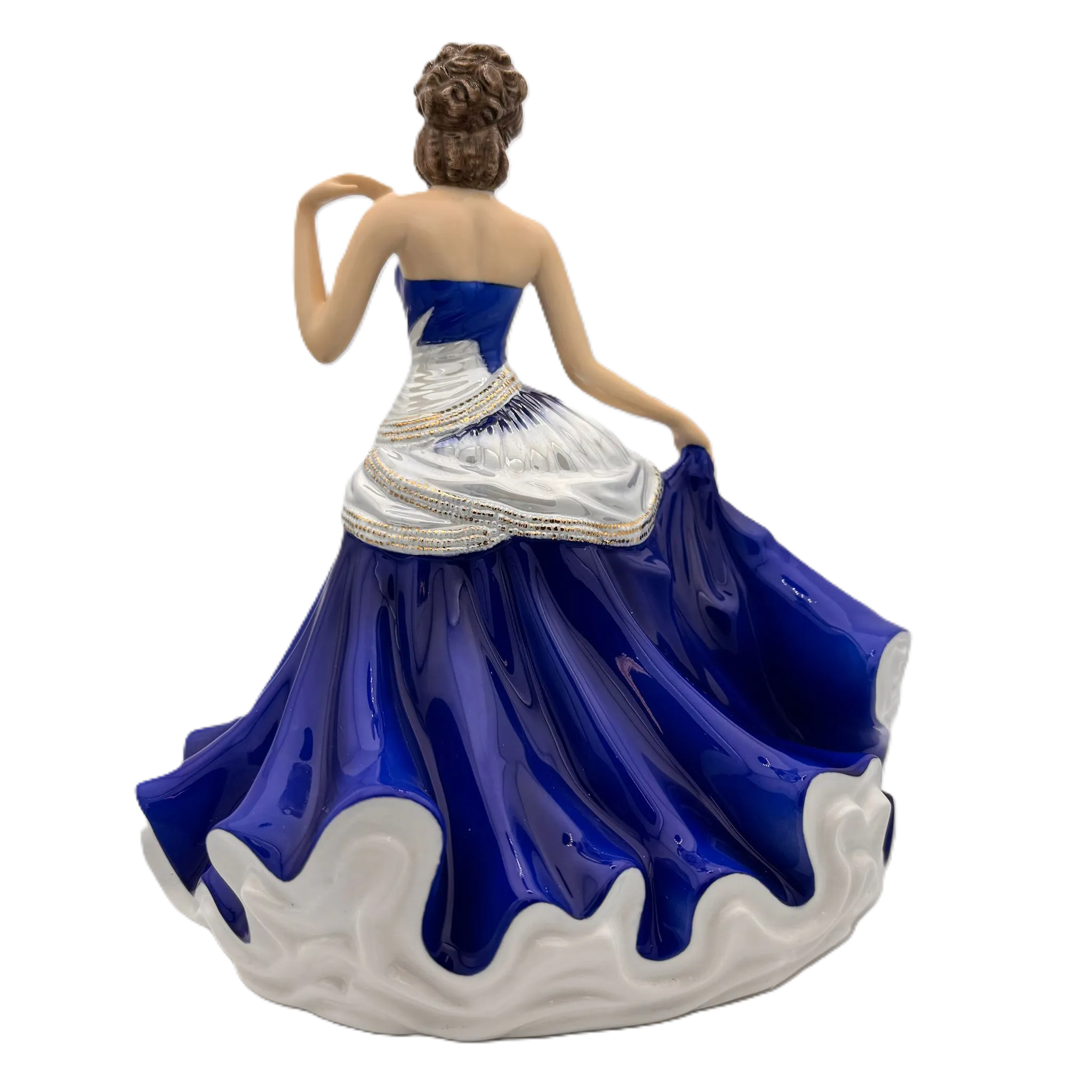 english ladies going to the ball midnight figurine - Charterwells