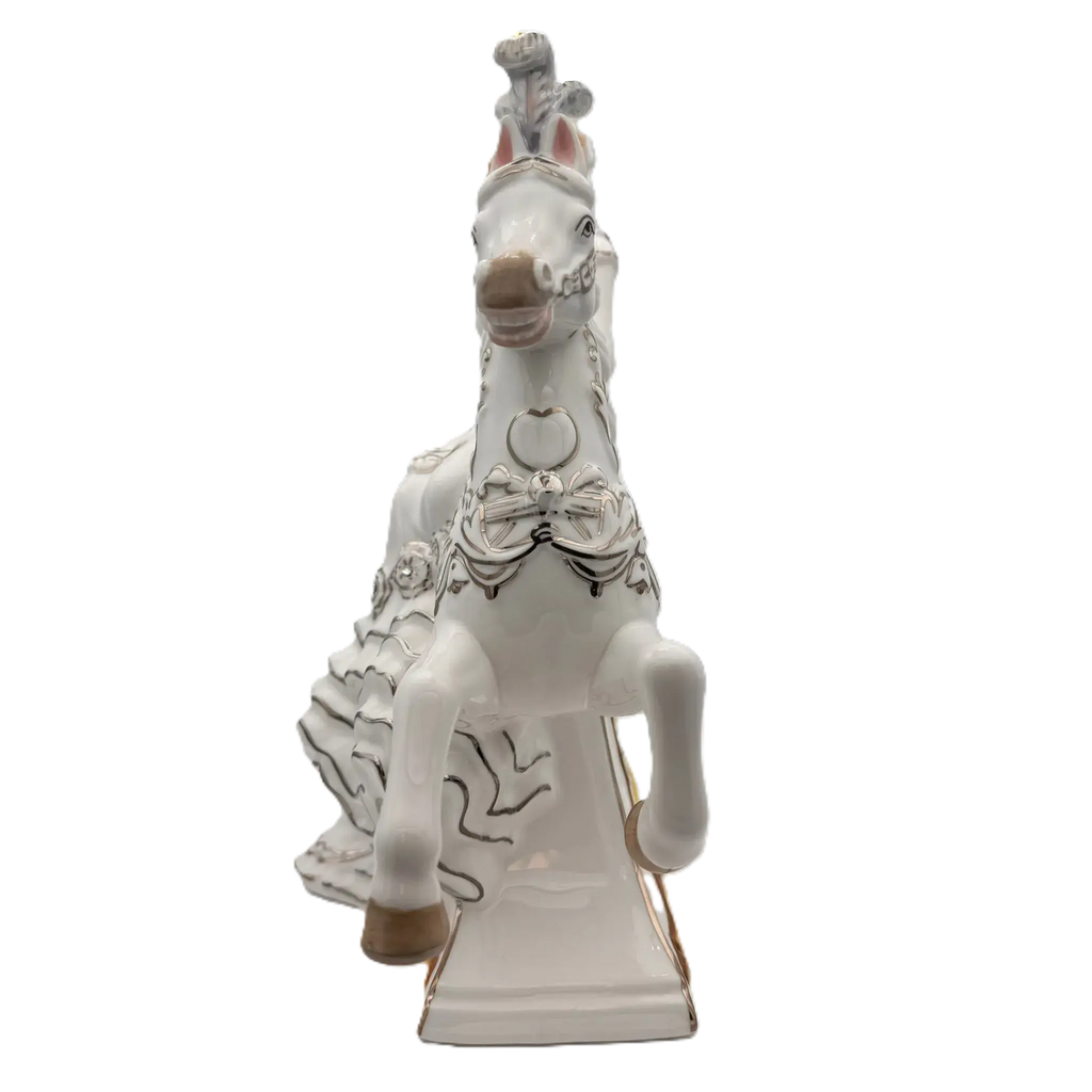 english ladies carousel bride figurine blonde - Charterwells