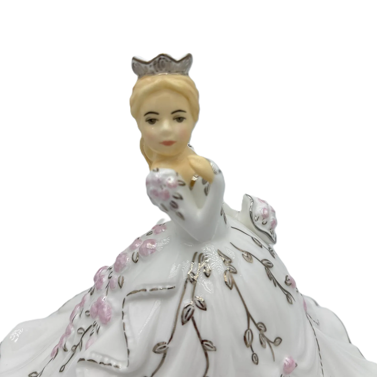 English Ladies Thelma Madine Mini Gypsy Rose Bride Figurine : Blonde