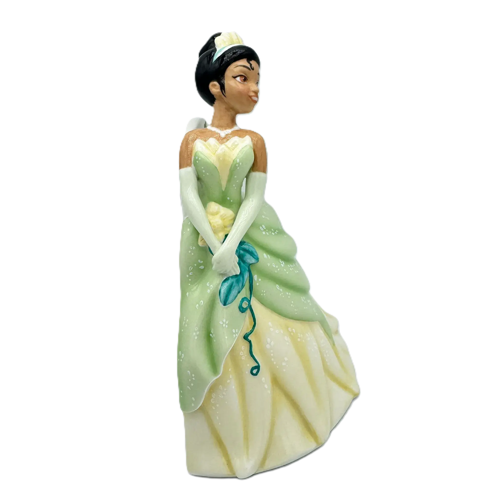 english ladies disney princess the frog tiana flatback figurine - Charterwells