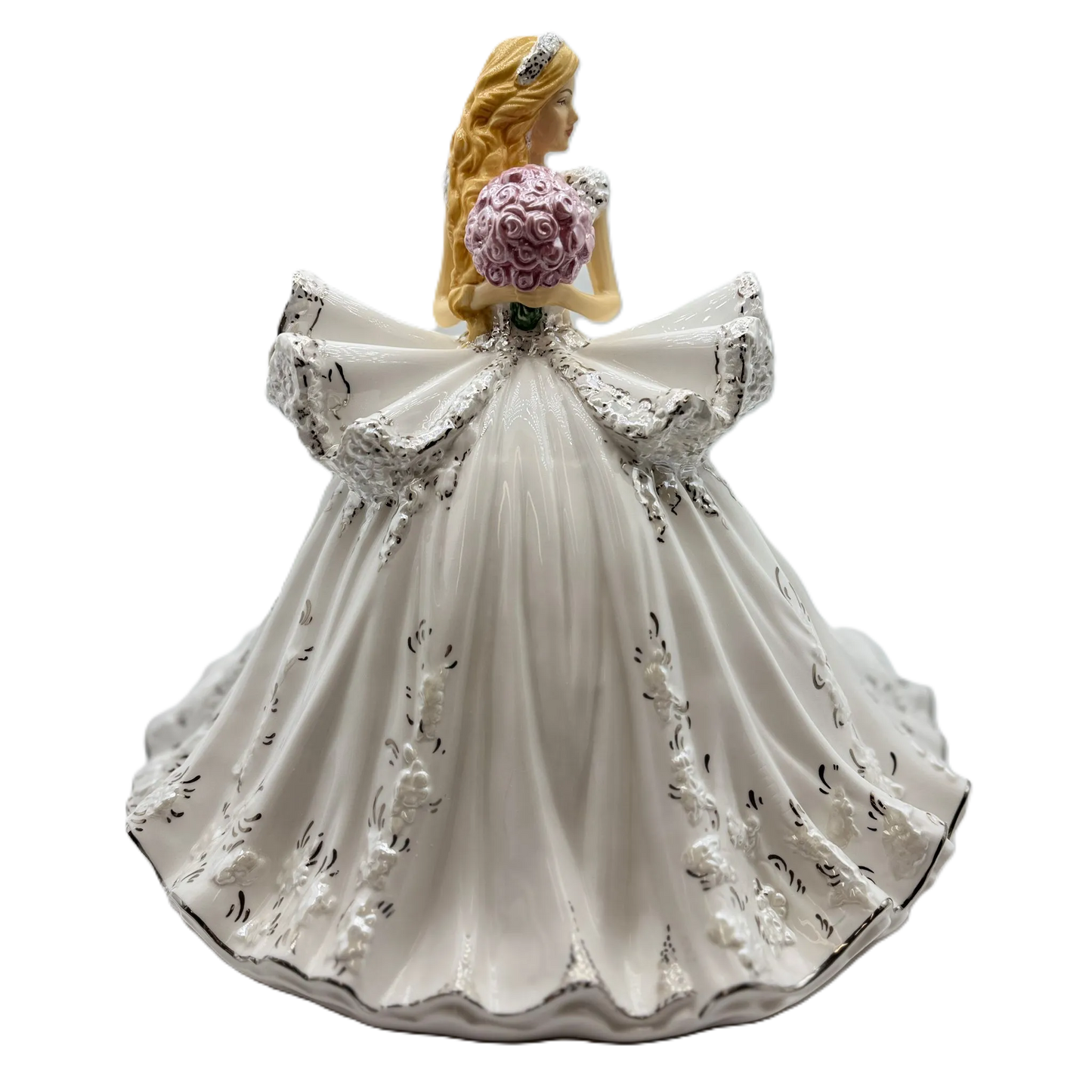 English Ladies Thelma Madine Gypsy Elegance Bride Figurine : Blonde