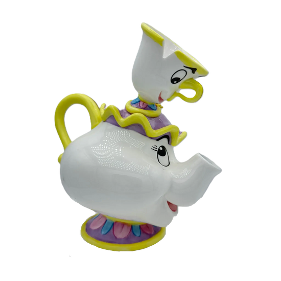 english ladies disney beauty the beast mrs potts chip figurine - Charterwells