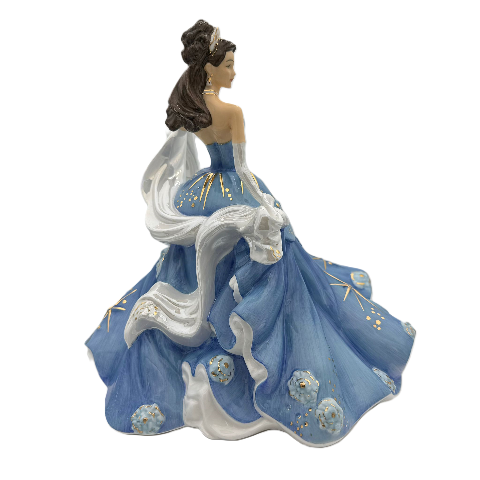 English Ladies Sapphire Radiance Figurine Charterwells