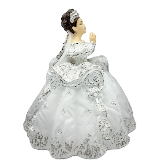 english ladies thelma madine little prayer communion figurine brunette - Charterwells