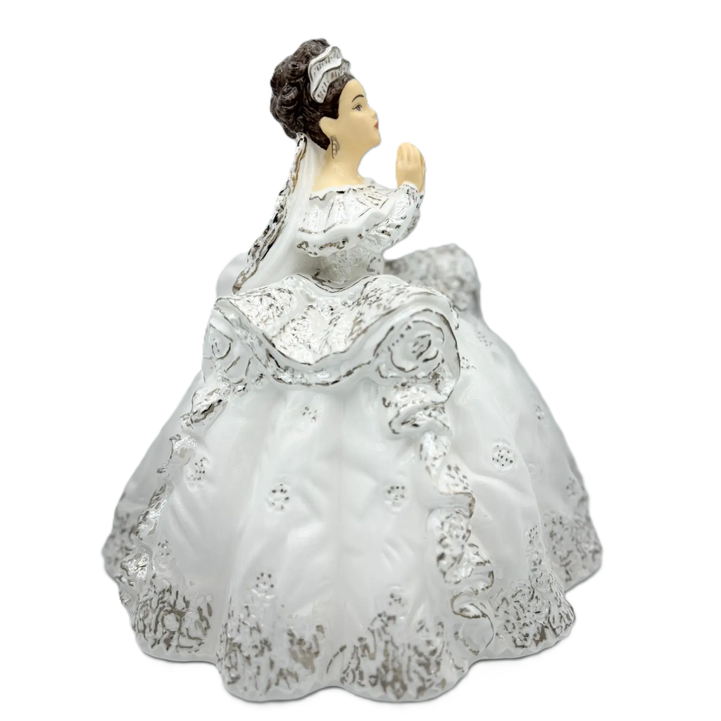 english ladies thelma madine little prayer communion figurine brunette - Charterwells