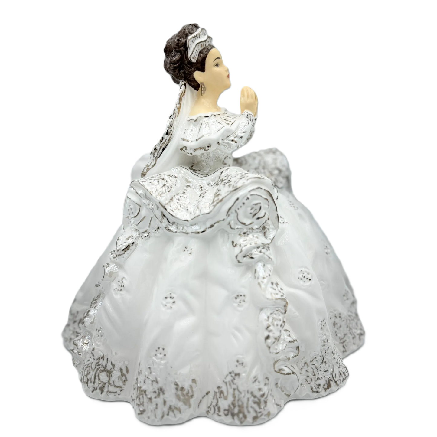 English Ladies Thelma Madine Little Prayer Communion Figurine : Brunette