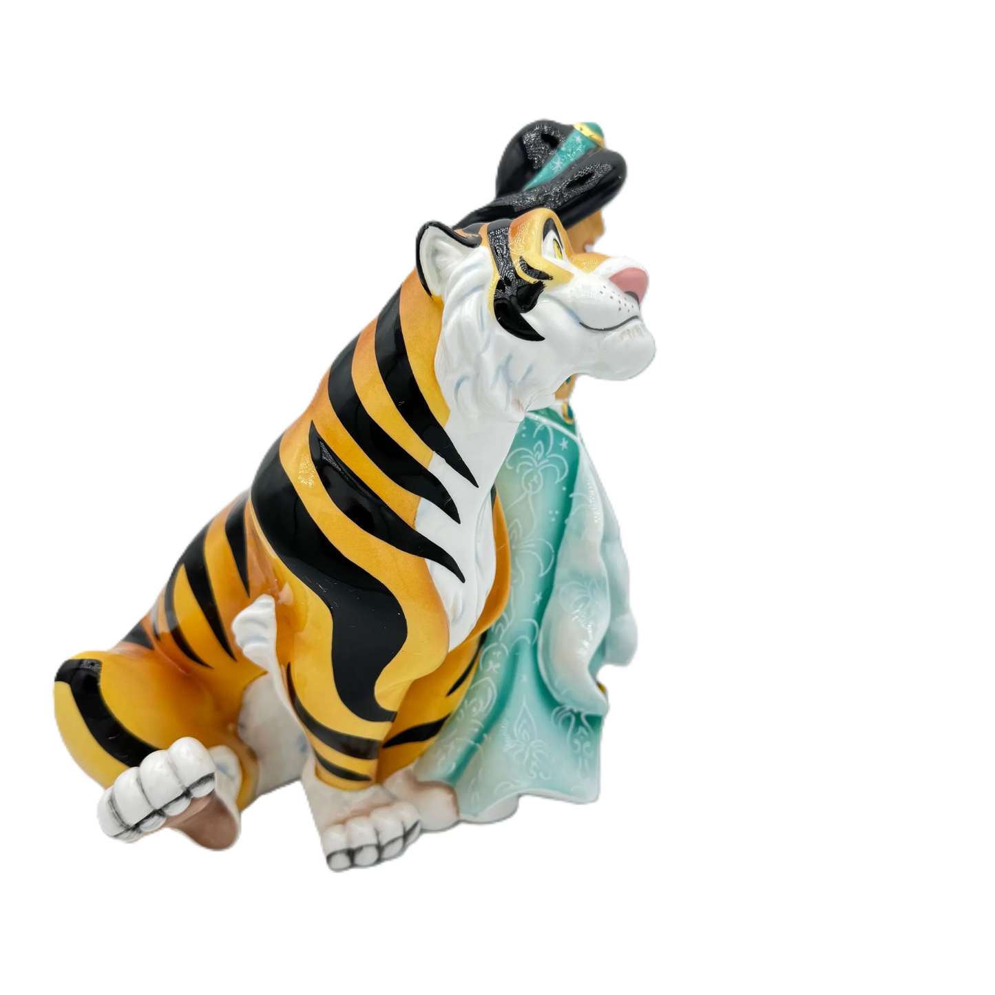 English Ladies Disney Aladdin Princess Jasmine & Rajah Figurine