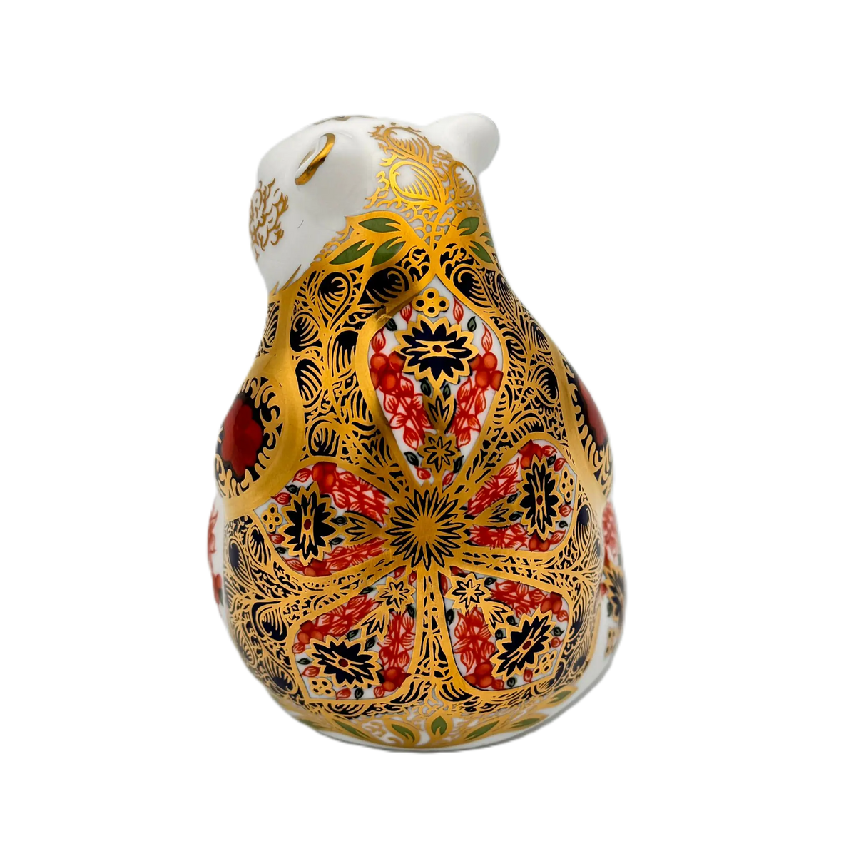 Royal Crown Derby Imari Honey Bear Paperweight Charterwells