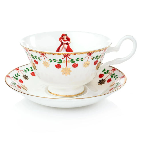 Ariel Christmas Cup and Saucer image 0