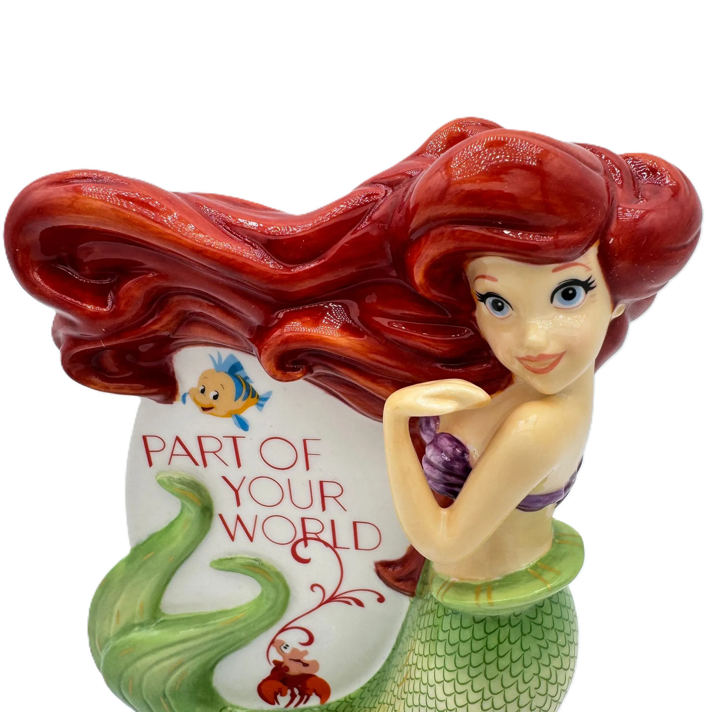 English Ladies Disney Little Mermaid Princess Ariel Flatback Figurine