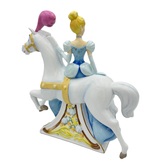 english ladies disney cinderella on horse figurine - Charterwells