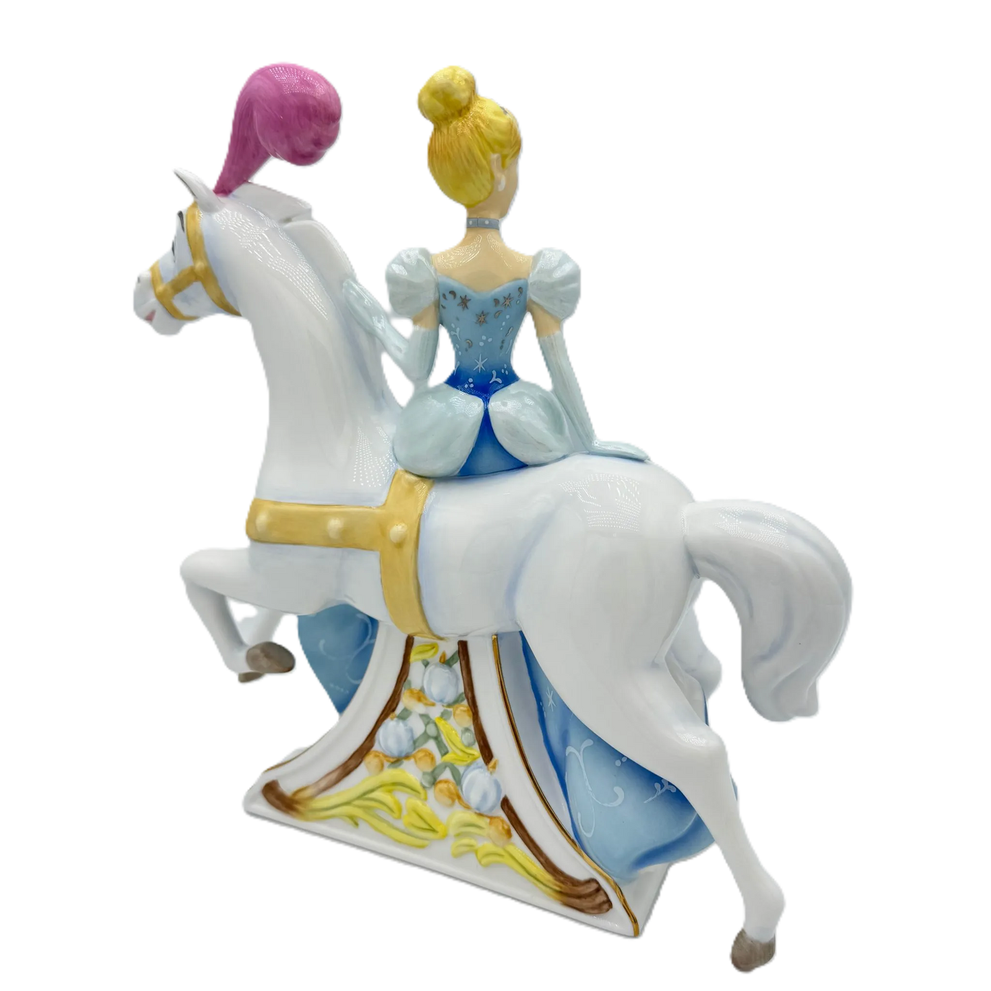 english ladies disney cinderella on horse figurine - Charterwells