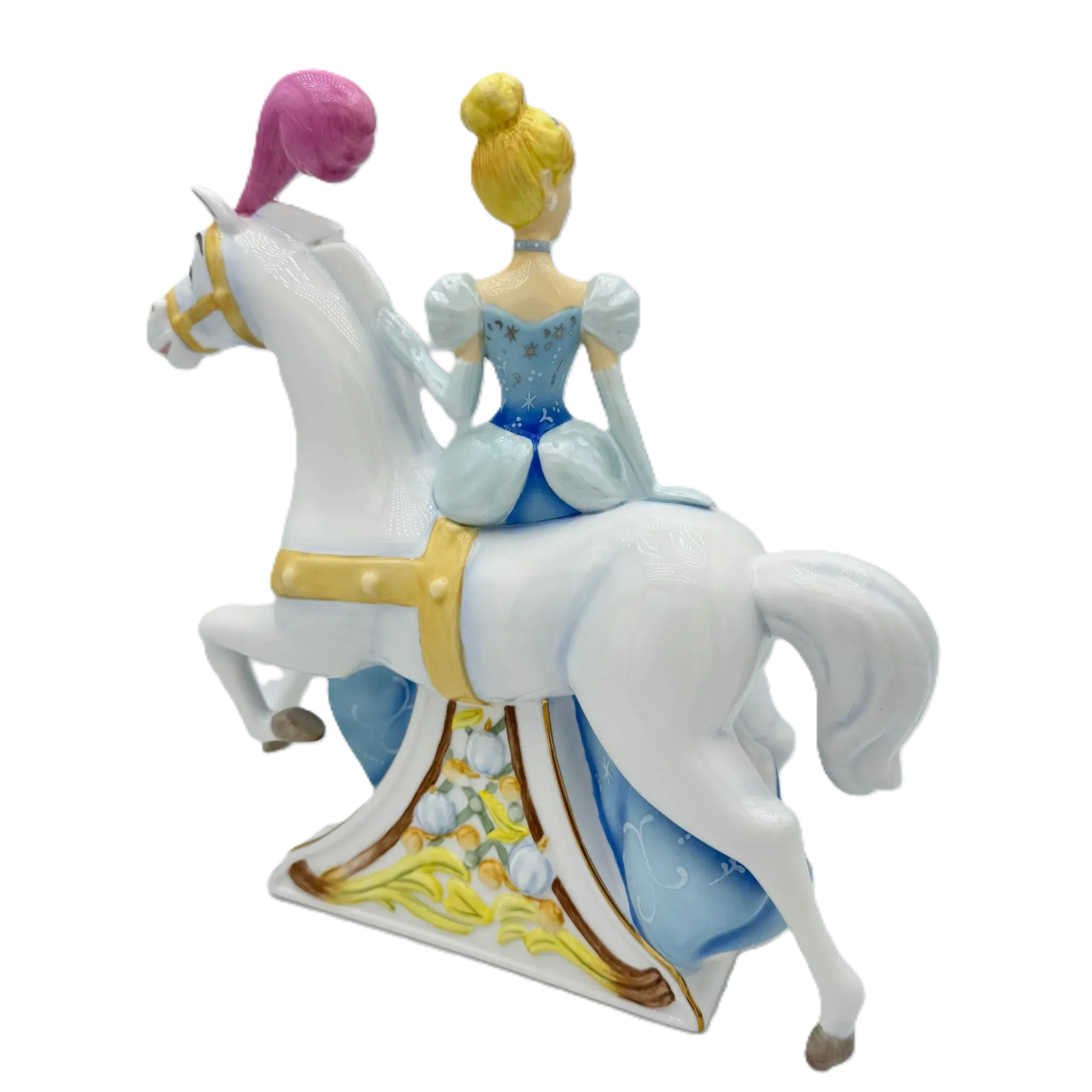 english ladies disney cinderella on horse figurine - Charterwells