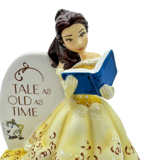 english ladies disney beauty the beast princess belle flatback figurine - Charterwells