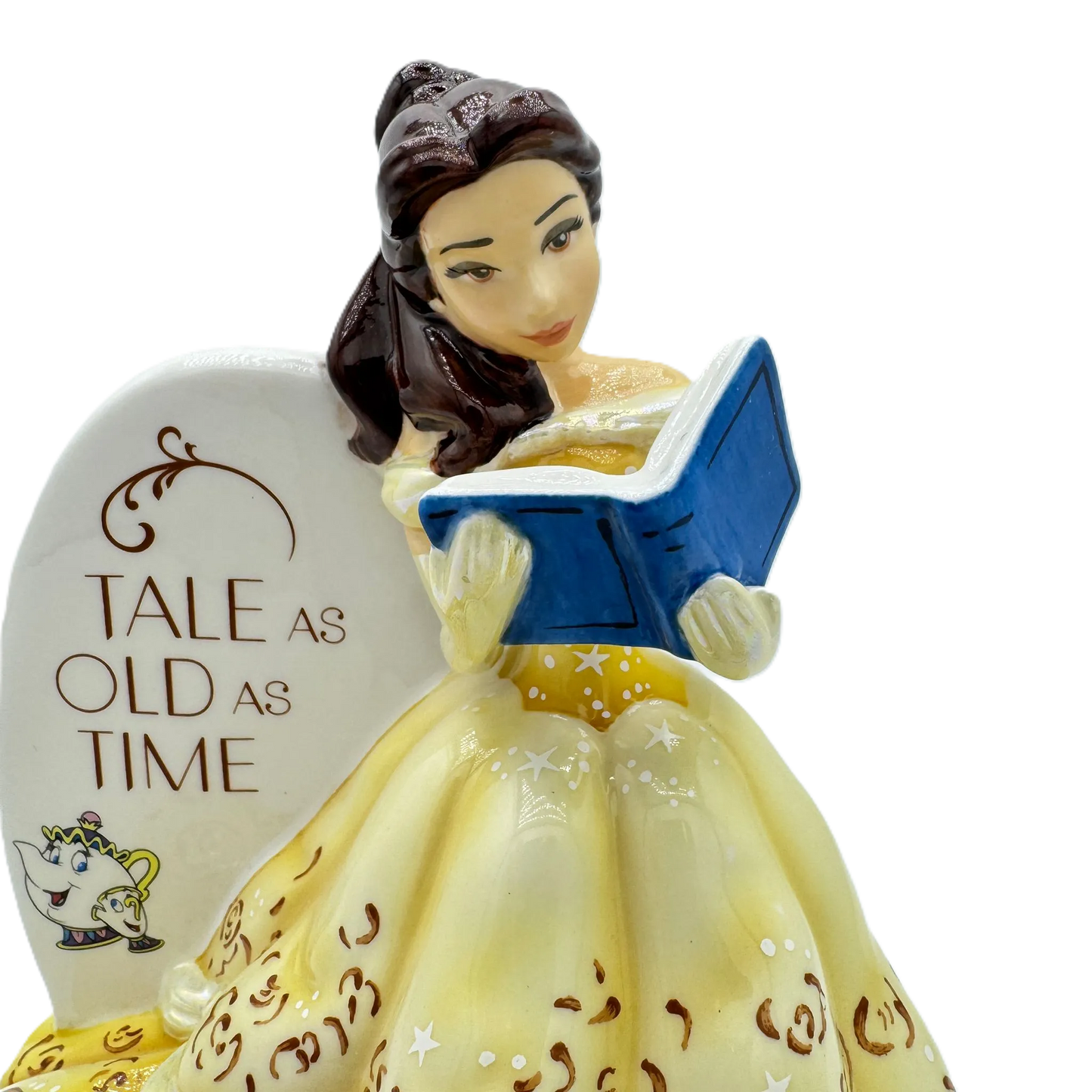 English Ladies Disney Beauty & the Beast Princess Belle Flatback Figurine