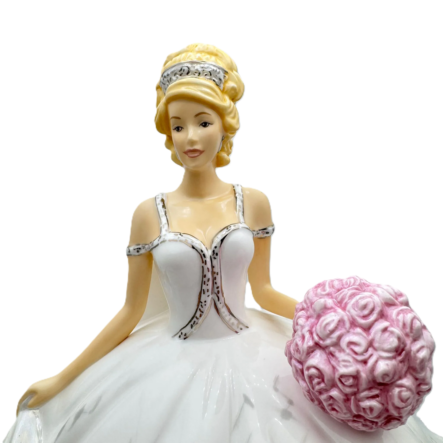 English Ladies Thelma Madine Bride of the Year Figurine : Blonde