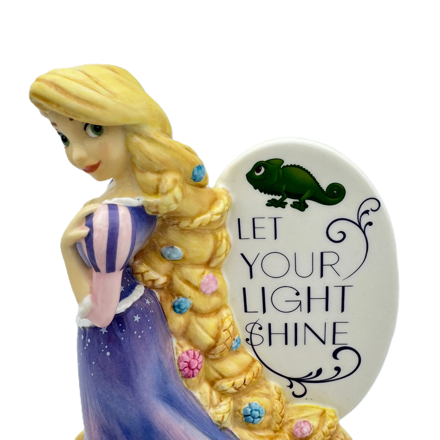 English Ladies Disney Tangled Princess Rapunzel Flatback Figurine