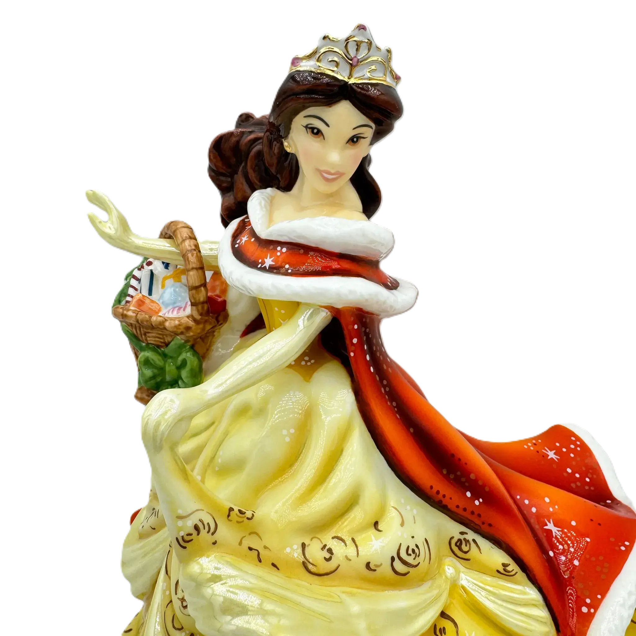 english ladies disney beauty the beast princess winter belle figurine - Charterwells