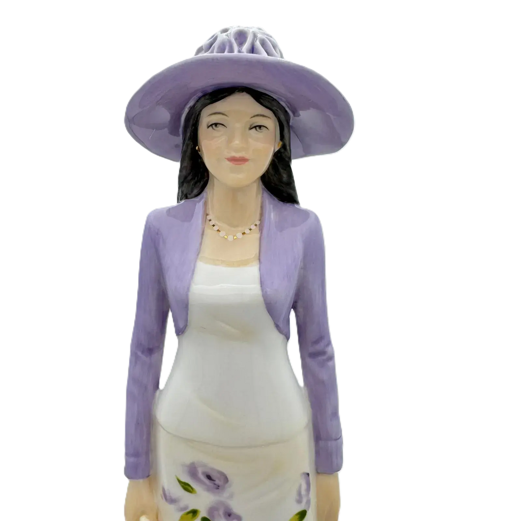 english ladies with pride wedding bride figurine - Charterwells