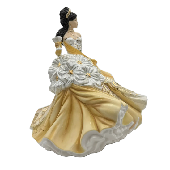 english ladies congratulations gold figurine - Charterwells