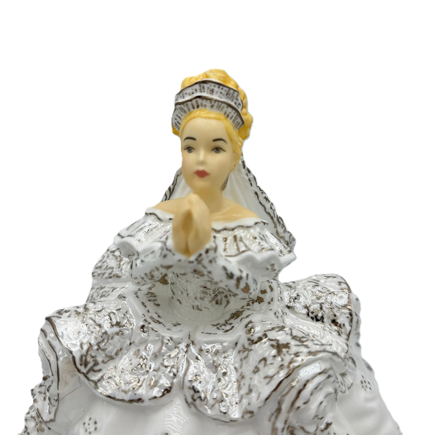 English Ladies Thelma Madine Little Prayer Communion Figurine : Blonde