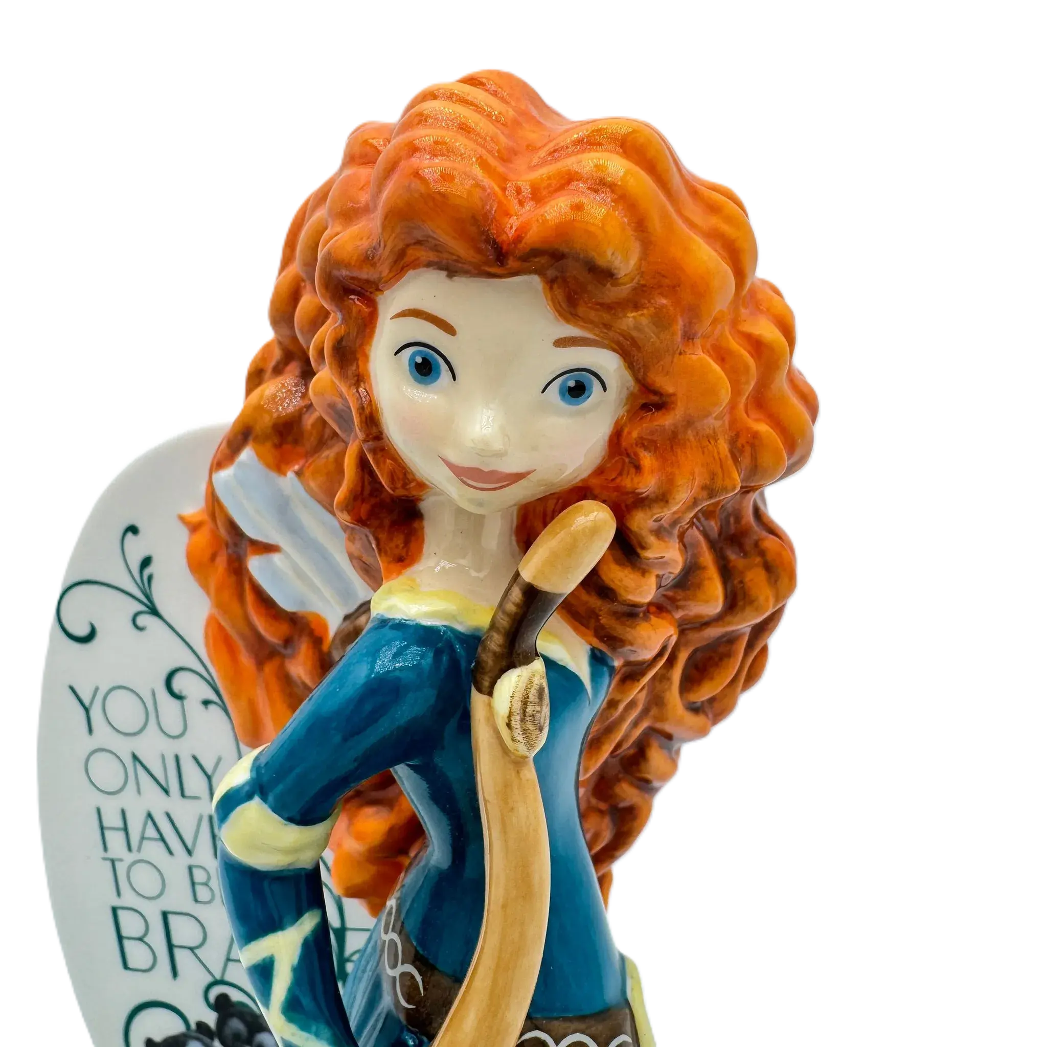 english ladies disney brave princess merida flatback figurine - Charterwells