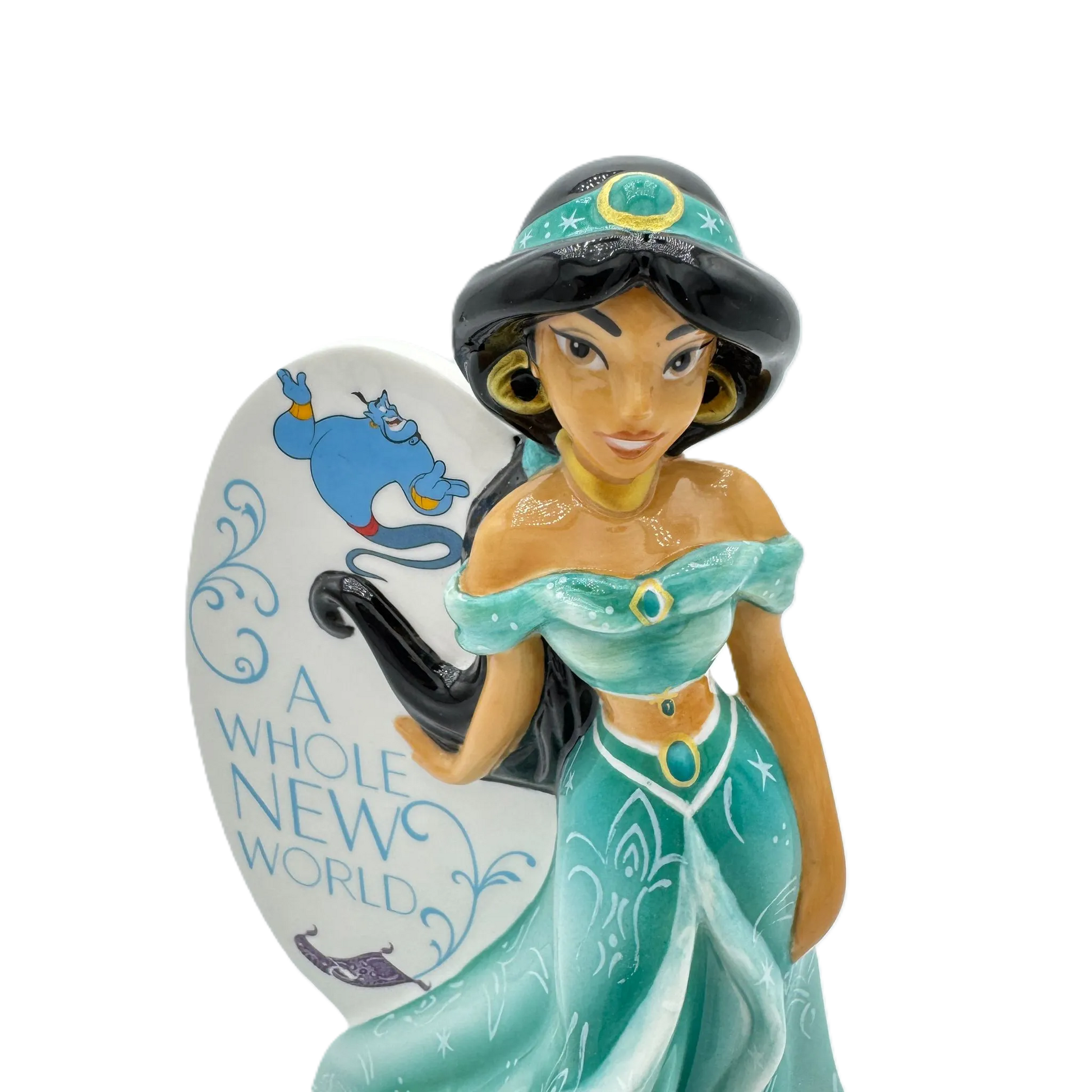 English Ladies Disney Aladdin Princess Jasmine Flatback Figurine
