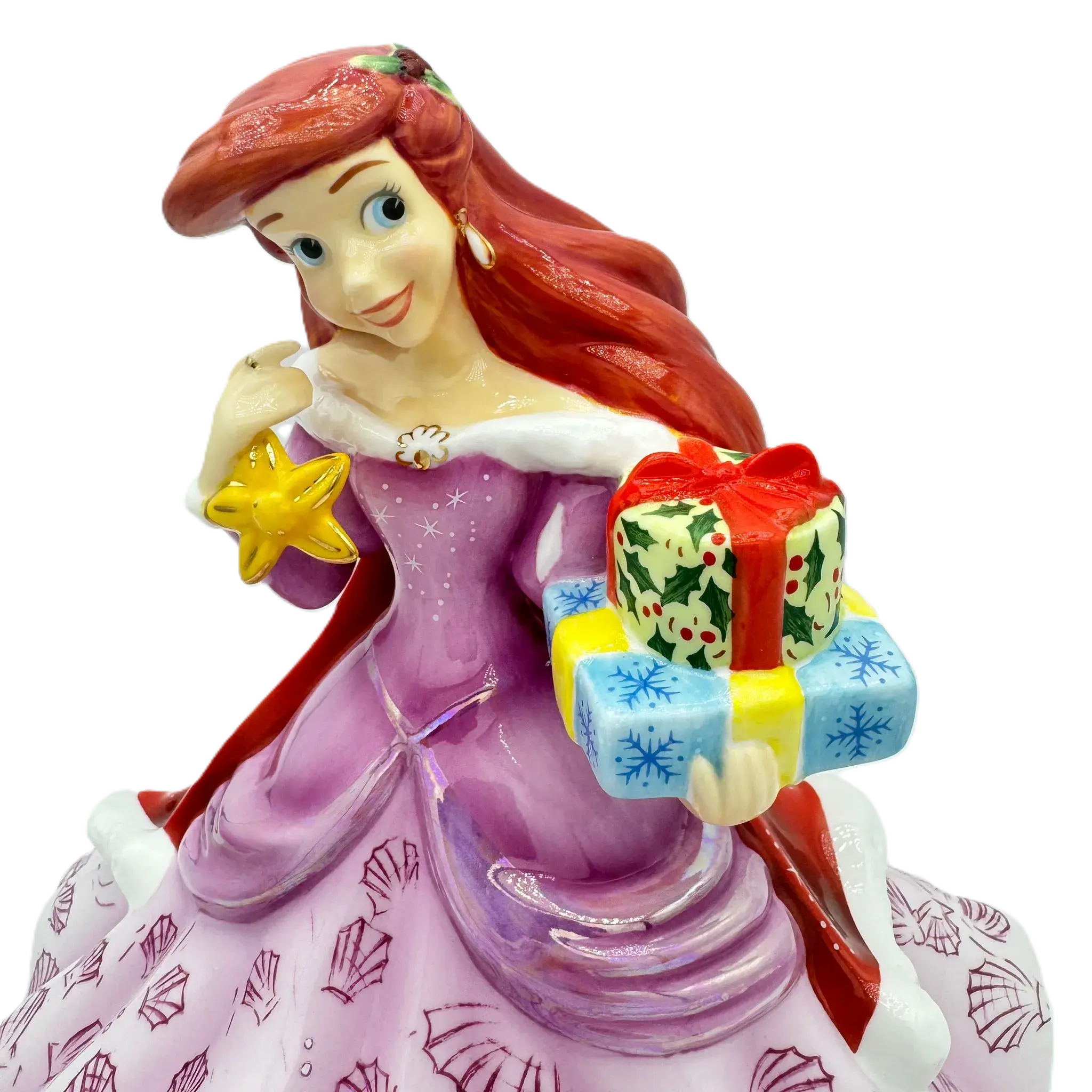 english ladies disney little mermaid princess christmas ariel figurine - Charterwells