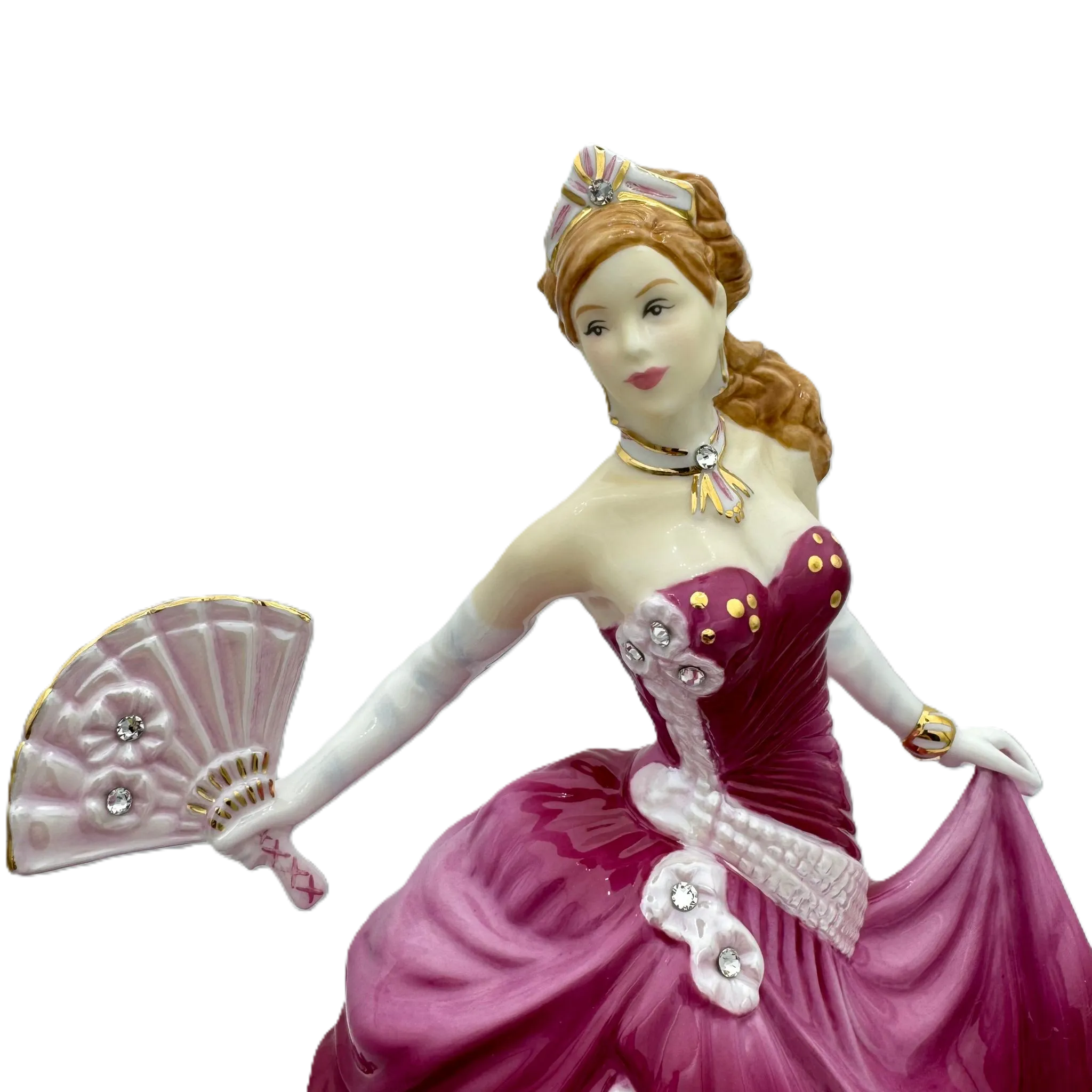 english ladies sweet romance figurine - Charterwells
