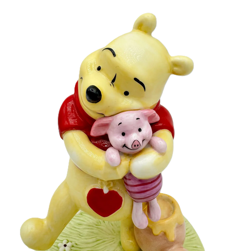 english ladies disney winnie the pooh a hug is always the right size figurine - Charterwells