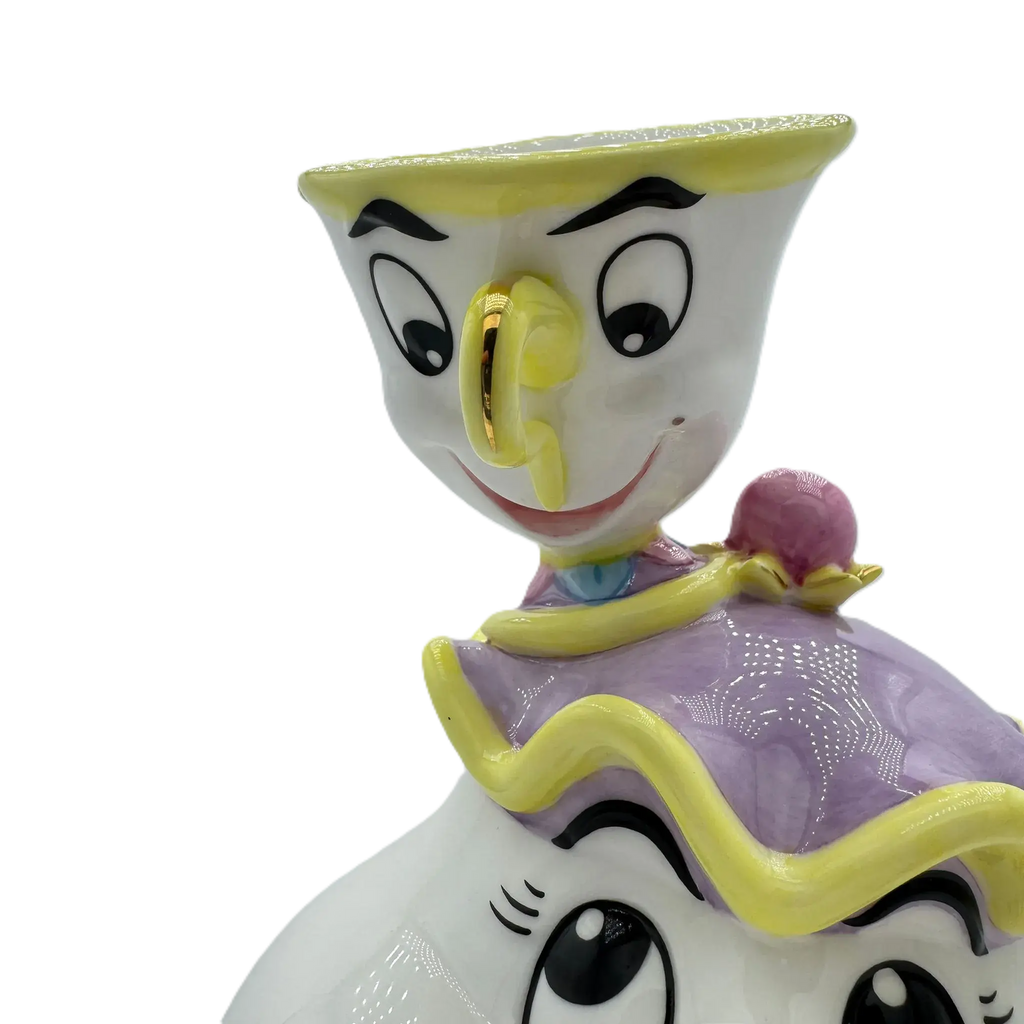 english ladies disney beauty the beast mrs potts chip figurine - Charterwells
