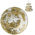 Royal Crown Derby Gold Aves Cake Stand - 6" Drilled Side Plate Replacement Charterwells